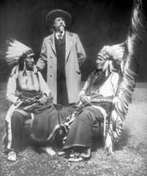 William F. Cody med Red Cloud og American Horse