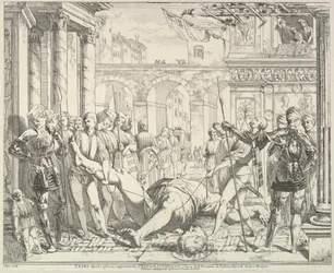 The Martyrdom of Saint Christopher, fra The Story of Saints James and Christopher in the..., 1776.