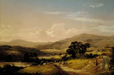 I nærheden af Squam Lake, New Hampshire, 1856.