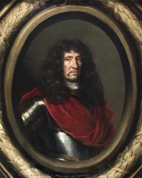 Gustaf Persson Banér (1618-1689), friherre, rigsråd, feltmarskal, generalguvernør, gift 1. med Brita Bielke, 2. med Maria Elisabet Oxenstierna