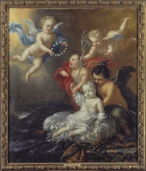 Ulrik (1684-1685), prins af Sverige, allegori over hans død