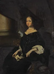 Portræt af Hedvig Eleonora af Holstein-Gottorp (1636-1715)