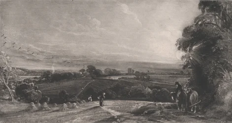Efterårssolnedgang, 1830.