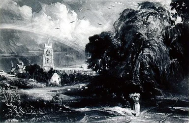 Stoke-by-Nayland, efter Constable (ætsning)
