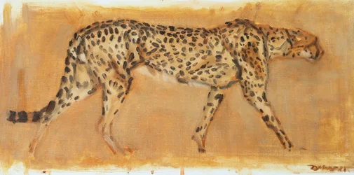 Gepard, 2022 (olie på lærred)