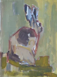 Hare, 2022 (olie på panel)