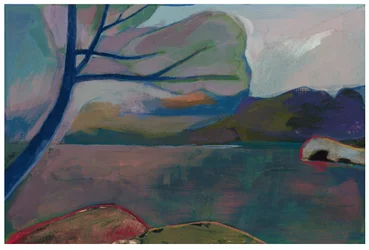 Bugt i Paleokastritsa, 2023 (blandet medie)