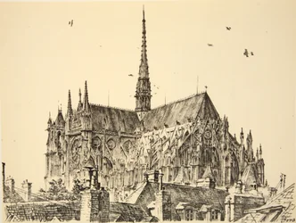 Amiens-katedralen, illustration fra 