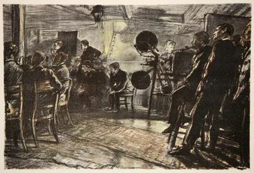 The Cinema on a Battleship, illustration fra 