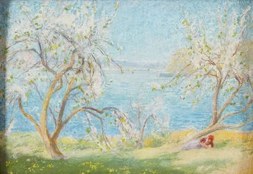 Forårssolskin (olie ombord)