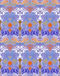 Beauclair Blue Orange, 2018 (mixed media digital)