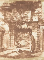 Edinburgh. Gråbrødrenes Kirkegård, 1843-47. Skabere: David Octavius Hill, Robert Adamson, Hill & Adamson.