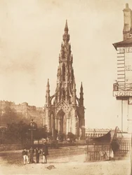 Edinburgh. Scott-monumentet, 1843-47. Skabere: David Octavius Hill, Robert Adamson, Hill & Adamson.