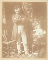Mr. Robertson, underredaktør af The Witness, ca. 184344. Skabere: David Octavius Hill, Robert Adamson, Hill & Adamson.