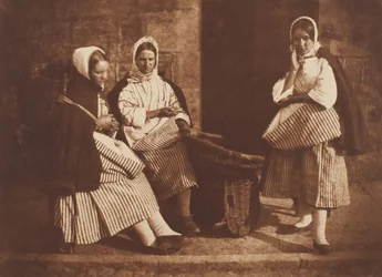 Mrs. Logan and Two Unknown Women, Newhaven, 184347, trykt ca. 1916. Skabere: David Octavius Hill, Robert Adamson, Hill & Adamson.