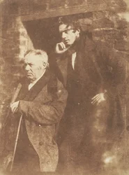 pastor Miller og hans søn pastor Samuel Miller, 1843-47. Skabere: David Octavius Hill, Robert Adamson, Hill & Adamson.