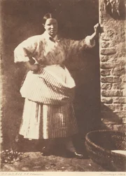 En fiskerkvinde fra Newhaven, 1844 (foto)