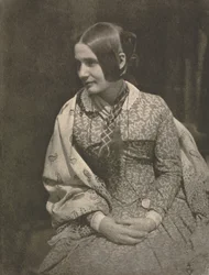 Kameraarbejde: Lady in Flowered Dress, 1912.