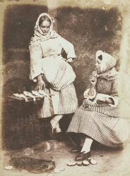 Newhaven Fishwives, Jeanie Wilson og Annie Linton, 1845.