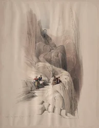 Opstigning til toppen af Sinai, 1839.