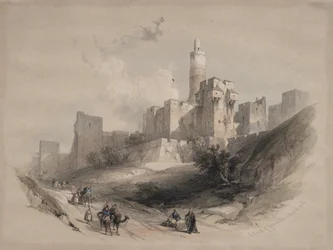 Citadel of Jerusalem, uden murene, Davids tårn