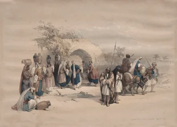 Jomfrufontænen, Nazareth, 1839.