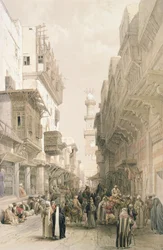 El Mooristan-moskeen, Kairo, fra Egypten og Nubien, bd. 3