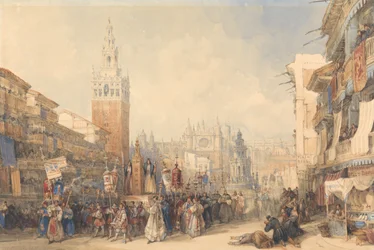 Plaza Real og processionen