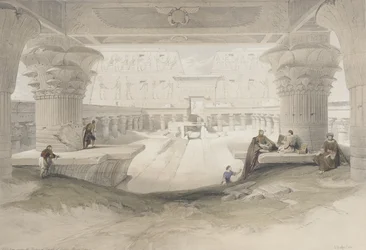 Portikken ved Edfu-templet