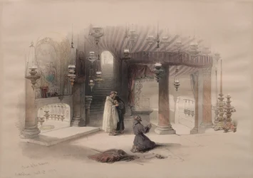 Fødselshelligdommen, Bethlehem, 1839.
