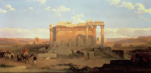 Ruinerne af det mindre tempel i Baalbeck