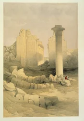 Det store tempel i Karnak