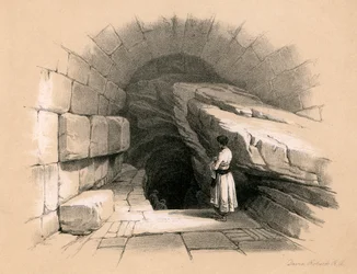 Øvre fontæne af Siloam, 1855.