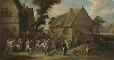 Landsbyfest, ca. 1646-1650.