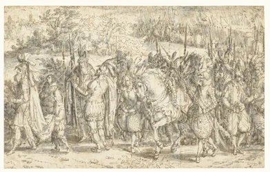 Quintus Fabius Maximus møder sin søn til fods Quintus Fabius Maximus Cunctator går til fods for at møde sin søn