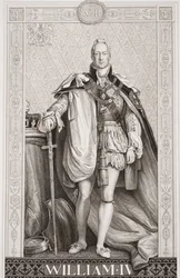 William IV (1765-1837) fra `Illustrationer af engelsk og skotsk historie