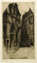 Hôtel de Sens, tallerken tre fra Paris Set