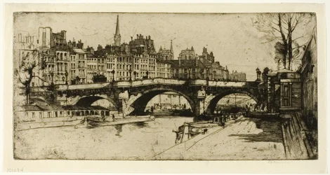 Pont Neuf, plade en fra Paris Set