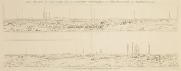 Panorama over plateauet i Sebastopol