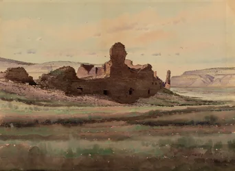 Pueblo Bonito-ruinen, Chaco Canyon, New Mexico