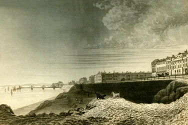 East View of Brighton fra Kemp Town, 1835.