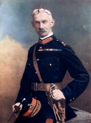 Generalmajor G Barton, kommanderende for 6. infanteribrigade, 1902
