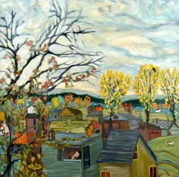 Fall Contemplation, 2019 (akryl på lærred)