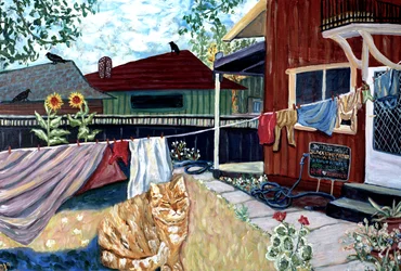In This House, 2022 (akryl på lærred)