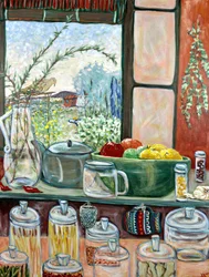 Mi Cocina, 2020 (akryl på lærred)