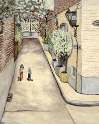 Watch House Hampstead, 2017 (akryl på lærred)