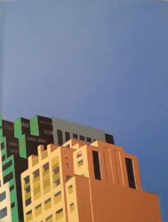 Brooklyn Hi Rise, 2012 (olie på lærred)