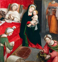 Johannes Døberens fødsel af sagsøgte Ferrari (1480-ca 1540)