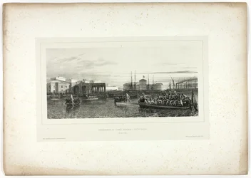Den franske hær lander ved Civita-Vecchia, 25. april 1849, fra Souvenirs of Italy: Expedition to Rom