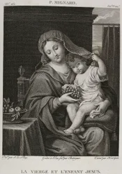 Denis-Sébastien Leroy, Chataigner og Henriquez - Jomfruen og Jesusbarnet, efter Pierre Mignard - 1802-1815